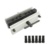Self-Centering Doweling Jig Kit | Adjustable Woodworking Drill Guide with Clear Datum Line | All-Metal Construction for Precise Hole Drilling in Cabinets and