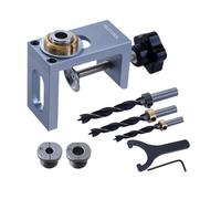 Self Centering Doweling Jig Set Practical Wear Resistant Pocket Hole Jig Kit 8 mm 10 mm 12 mm Set