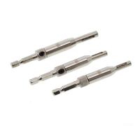 Self-Centering Hinge Drill Bit Set for Door & Cabinet Installation - 3-Piece for HSS Pilot Hole Bits (5/64", 7/64", 9/64") with Hex Wrench, Rustproof Electroplated