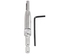 Self Centering Hinge Drill Bit Set for Door Cabinet Installation, High-Speed Steel Core Drill with L-Type Wrench, 2pcs 5/64" to 1/4" for Precise Pilot Holes