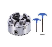 Self - Centering Lathe Chuck M40 4 - Jaw Metal Chuck for Woodworking, 4in Automatic Centering Chuck with High Precision Clamping and Supporting for Wood Lathes