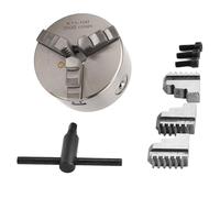Self Centering Lathe Chuck Metal 3 Jaw Accessory Replacement Part Set Kit with WrenchK11-160 The Lathe Chuck is M Self Centering Lathe ChuckLathe ChuckLathe Chuck AccessoryWood