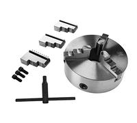 Self Centering Lathe Chuck Metal 3 Jaw Accessory Replacement Part Set Kit with WrenchK11-160 The Lathe Chuck is M Self Centering Lathe ChuckLathe ChuckLathe Chuck AccessoryWood
