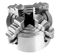 Self-Centering Lathe Chucks Thread, Installation Tools Four-Jaw Design Wood Lathe Chuck for Woodworking Machinery Accessories for Woodturning
