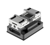 Self-Centering Pneumatic Vise, Rotary Vices with Aluminum Soft Jaw KSP2-100 5 Axis