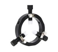 Self-Centering Three-Claw Lens Holder, Variable Diameter 10-75mm, Adjustable Clamping Optical Mount for Lab Experiments