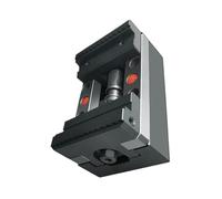 Self-Centring Accuracy Four-Axis Vise, K105-350 with Quick-Change Soft Jaws Multi-Function Compact Bench Vise Machine Tool Fixture(300 High-Grip Jaw)