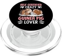 Self Certified Crazy Guinea Pig Lover PopSockets PopGrip for MagSafe