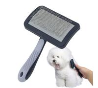 Self-Cleaning Brush - Dog Self Cleaning Slicker Brush | Offset Brush Dog Hair Remover | Massaging Undercoat Tools, Pet Comb Care Supplies for Long and Short Pets, Discharge
