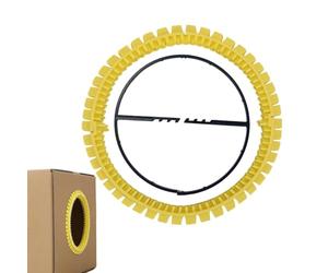 Self-cleaning Brush - Soft Teeth DIY Massager with Large Fixed Housing - Self Cleaning Wall Brush - For Cardboard Boxes Movable Beds and Indoor Scratching Posts