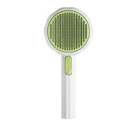 Self-Cleaning Cat Grooming Brush - One-click cleaning slicker brush for shedding & detangling, portable design for cats & dogs