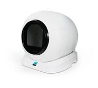 Self Cleaning Cat Litter Box, Automatic App Control, Smart Robot Litter Tray for Multiple Cats, Grey