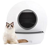 Self Cleaning Cat Litter Box, No More Scooping Automatic Cat Litter Box, WiFi Enabled APP Remote Control for Multiple Cats Secure, Odor Removal, Large Space for Multiple Cats
