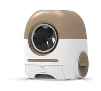 Self Cleaning Cat Litter Box Robot Automatic 70+10L Electric W/Trash Bag Hose 2.4G/5G WiFi Support, Anti-Pinch/APP