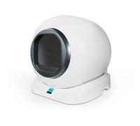 Self-Cleaning Cat Litter Box Tray, No Scooping Automatic Cat Litter Box Robot with Large Capcity/Safety Protection/Odor Removal/APP Control for Multiple Cats,Grey