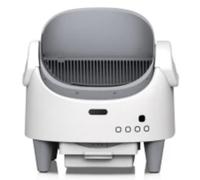 Self-Cleaning Cat Litter Box with Open-Top Design, 6-Array Rotary Infrared Safety Sensors, Advanced Odor Lock & Leak Control System,