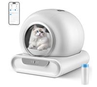 Self Cleaning Cat Litter Tray Automatic Cats Litter Box, 65L Extra Large, Deodorize | Low Entry | APP Control, Detachable Easy Cleaning, cat automatic litter box with Odor Removal for Multiple Cats