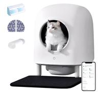Self Cleaning Cat Litter Tray, Automatic Litter Box with App Control and Safety Protection, Ideal for Multiple Cats
