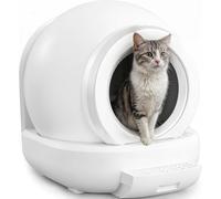 Self Cleaning Cat Litter Box, Extra-Large Capacity Litter Box for Multiple Cats, APP Control/Safe/Low-Noise Fully-automated Litter Box, Self Cleaning Litter Box with 2.4GHz Wi-Fi Support