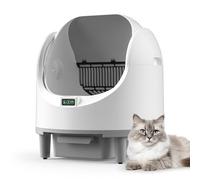 Self Cleaning Cat Litter Tray Box Open Top, Extra Large Self cleaning cat litter boxes, Smart Cat Litter Tray with APP Contro, Instant Cleaning, Odor Control, for Large Cats and Multi Cats Household