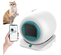 Self Cleaning Cat Litter Tray, Large Capacity Automatic Litter Box with Odour Control and App Features for Multiple Cats