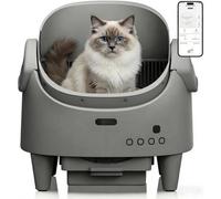 Self Cleaning Cat Litter Tray Open Automatic Litter Box Odor Control