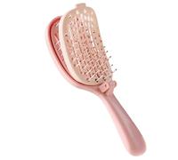 Self Cleaning Hair Brush - Foldable Hair Styling Tools, Anti-Static Massage Comb - for Women, Ladies, Wife, , Home, Salon, Hotel, Professionals, Travelers, Swimming Pool Travel