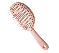 Self Cleaning Hair Brush, Gentle Detangling Comb, Curved Ventilated Brush with Easy Clean Mechanism, Brush with Compact Design, Robust System without , Smooth Styling Solution