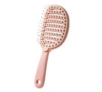 Self Cleaning Hair Brush: Soft Vented Scalp Detangling Tool, Curved Airflow Brush Design | Anti- Styling Tool for Straightening and Shedding
