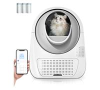 Self Cleaning Litter Box, Automatic for Multiple Cat, Disabled, Fat, Suitable for Beginner/Traveler/New Paren(Standard)