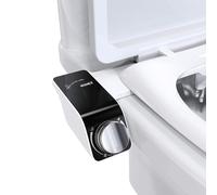 Self-Cleaning Non-Electric Dual Nozzle Bidet Attachment for Toilet Seat Jet Spray for Toilet Bathroom Bidet Toilet Sprayer, Adjustable Water Pressure, Rear and Feminine Wash