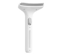 Self Cleaning Pet Deshedding Brush, One Button Push To Remove Loose Undercoat Fur, Gentle Deshed Comb For Long Haired Dogs And Cats, Safe Curved Stainless Steel Blade Grooming Tool