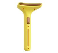 Self Cleaning Pet Deshedding Brush, One Button Push To Remove Loose Undercoat Fur, Gentle Deshed Comb For Long Haired Dogs And Cats, Safe Curved Stainless Steel Blade Grooming Tool
