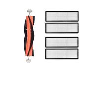 Self-Cleaning Robot Vacuum Cleaner Accessories，Main Side Brush，Cover，HEPA Filter，Mop Cloth Spare Parts，Compatible For Dreame Bot W10 (Color : 5pcs-02)