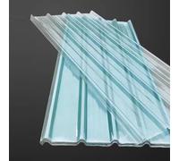 Self-Cleaning Roof Panel 1.2mm Impact-Resistant Fiberglass Skylight Sheets Clear Roof Covering 3 Pcs Corrugated Garage Shed Side Panels (0.9x1.4m/35x55in)