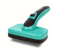 Self-Cleaning Slicker Brush for Dogs & Cats | Pet Grooming Brush for Shedding & De-shedding | Ideal for All Hair Types