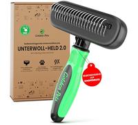 Self-cleaning undercoat brush, dog brush, long hair and cat brush, long hair, undercoat comb removes undercoat and tangles, remove knots, undercoat brush for fur change