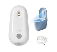 Self Cleaning UV Toilet Sanitizer And Night Light Motion-Activated UV commode Sanitizer with NightLight Rechargeable Adhesive-Mounted NightLight Motion Sensor for Bathroom (1 PCS)