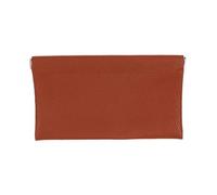 Self-Closing Artificial Leather Long Wallet Passport Driver's License ID Holder Headphone Data Cable Storage Cash Pouch(Brown)