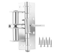 Self Closing Door Hinges Heavy Duty Spring Loaded Concealed Hinges with 90 Degree Positioning for Interior Doors Residential Use Metal 4 Inch 1 Pack