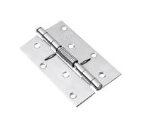 Self Closing Door Hinges - Spring Loaded Closer, Automatic Reset Hinge, Adjustable Tension Joint, Interior Fittings for Fire Doors, Wardrobe, Bedroom, Garage
