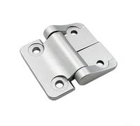 Self Closing Door Hinges with Adjustable Tension, UL Certified ANSI Grade 1 Spring Hinges for Heavy Duty Commercial and Residential Use, Zinc Alloy Rust Resistant Finish(Silver Matte 3.4N.m)