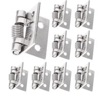 Self Closing Door Hinges with Built in Strong Spring 10pcs Stainless Steel