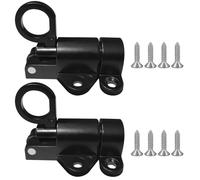 Self Closing Latches, 2/4pcs Heavy Duty Spring Door Bolts Aluminum Alloy with Screws for Homes and Pet Door Cabinet Window, Drawer, RV Cupboard, Fence