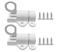 Self-Closing Latches, 2/4Pcs Spring Bolt Latches Aluminum Alloy Sliding Latches with Screws for Door Gate Window Cabinet Fence