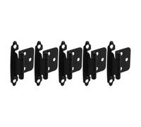 Self Closing Rv Cabinet Hinge Half Overlay Semi Concealed Steel Black