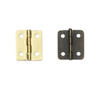 Self Closing Spring Hinge for Jewel Cases Boxes Smooth Mute Stainless Steel Pivot Holes Easy Install Furniture Hardware