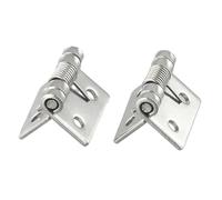 Self Closing Springs Door Hinge Stainless Steel Hardware 1/1.5/2 Inch for Windoww Cabinets Jewelry Box 2Pcs(1.5 Inch)