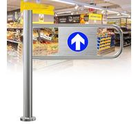 Self-Closing Swing Gate, Automatic One-Way Door, Adjustable 50-100cm, Secure Entrance Solution for Home Office Business