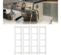 Self- Coffee Pod Holder Organizer for Kitchen - Space-Saving 10-Inch Plastic Storage Strips, Holds 16-20 Capsules, Mounts Horizontall